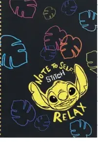 Disney Black Stitch Poznámkový blok so špirálou