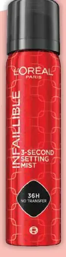 L'Oréal Paris Infaillible 3-s-setting mist fixačný sprej