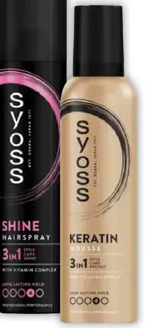 Syoss penové tužidlo lak na vlasy