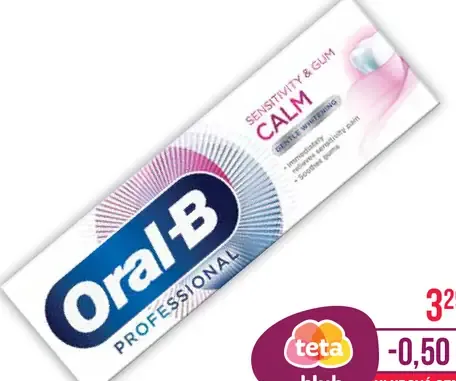 Oral-B zubná pasta Calm Gentle Whitening
