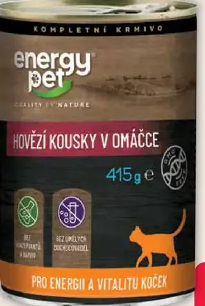 Energy pet hovězí kousky v omáčce