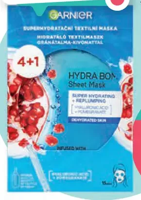 Garnier superhydratačná textilná maska