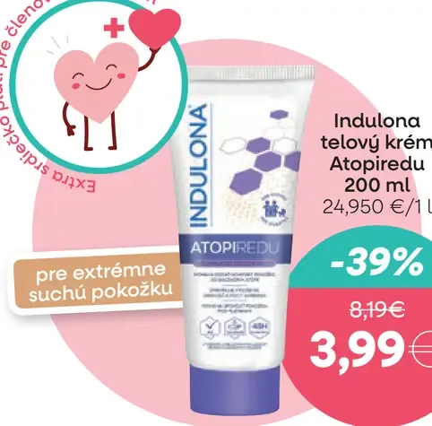 Indulona telový krém Atoprel