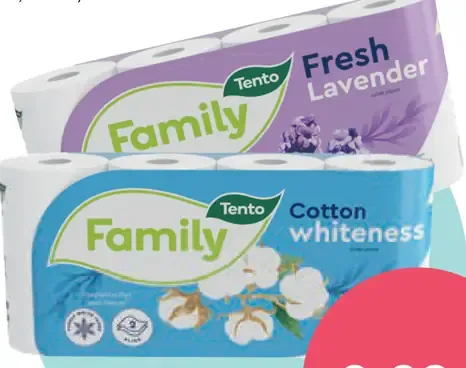 Tento toaletný papier 2-vrstvový