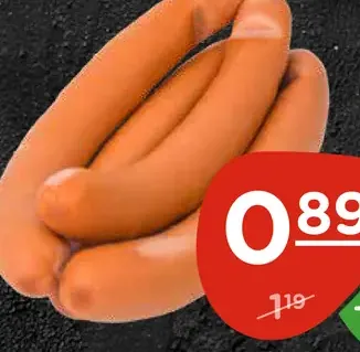 Kostelecké uzeniny párky s teľacím mäsom