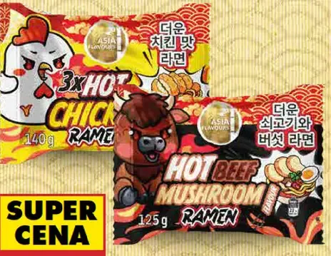 Asia Flavours instantné rezance Ramen hovädzie