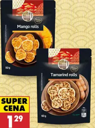 Asia Flavours Snack v ryžovom papieri mango/tamarind