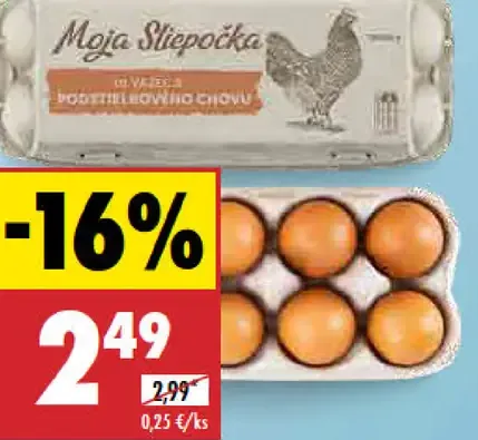 Moja Slepôčka Vajíčka L podstielkové
