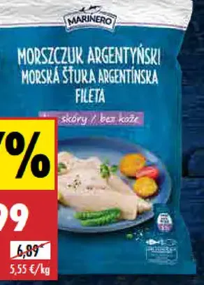 Marinero Fileta z morskej šťuky bez kože