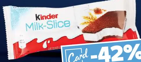 Kinder Milk-Slice Mliečny rez