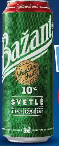 Bazan svetlé pivo 10% plechovka