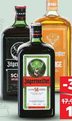 Jägermeister Bylinný likér rôzne druhy