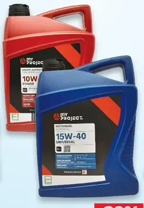 MY PROJECT Motorový olej 10W-40 alebo 15W-40