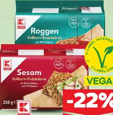 K-Classic Roggen Vollkorn Knäckebrot