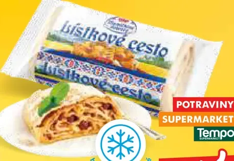 Lístkové cesto hlbokozmrazené