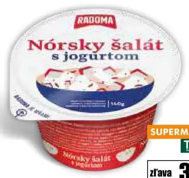 Radoma Nórsky šalát s jogurtom