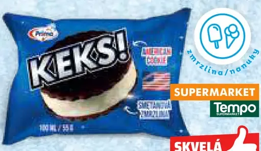 Keks! mrazený krém v sušienke