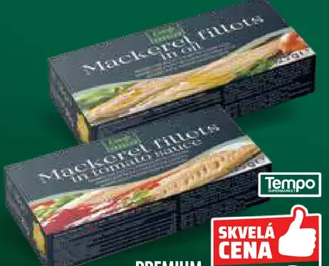 PREMIUM Makrelové filety