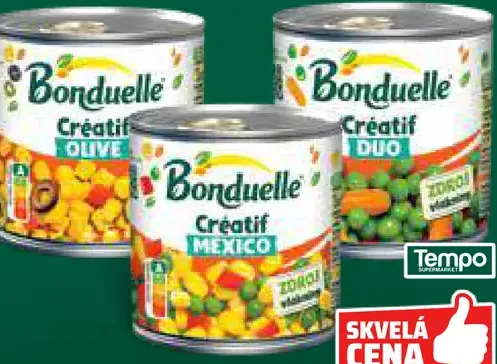 Bonduelle zeleninová zmes rôzne druhy