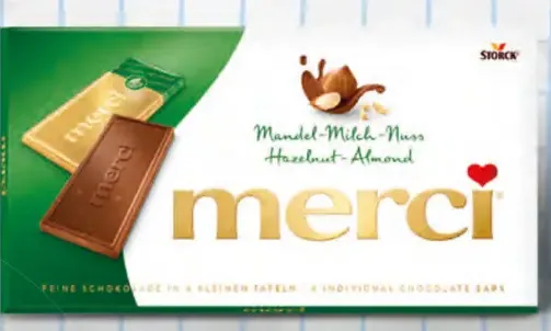 Merci Oriešková čokoláda