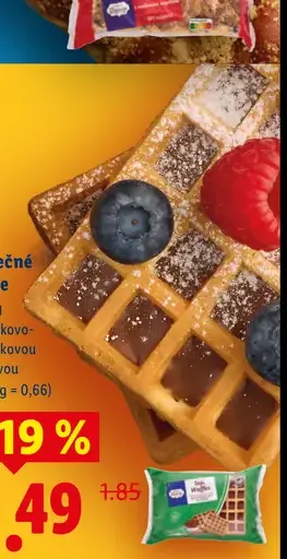 Vaječné vafle s lieskovo-orieškovou polevou