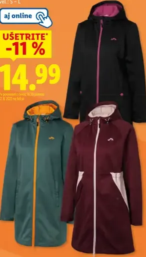 Dámska softšelová bunda