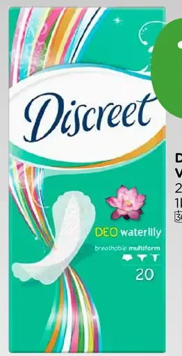 Discreet dámske slipové vložky