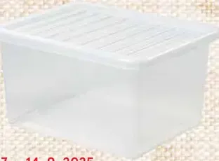 Crystal úložný box s vekom