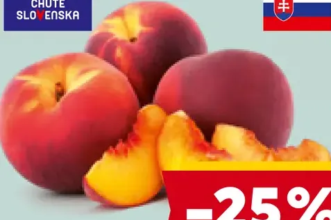 Chute Slovenska broskyne ukladané