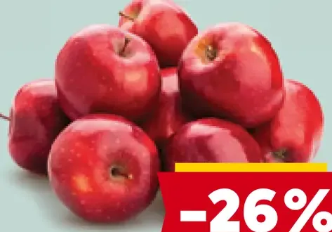 Jablká červené sypané