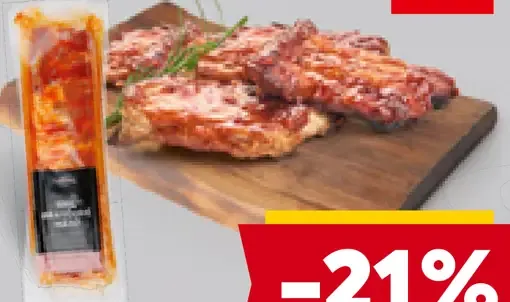 Kukkoina bravčové rebrá marinované