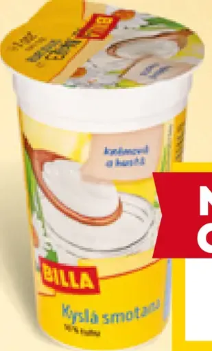 BILLA smotana kyslá 16%