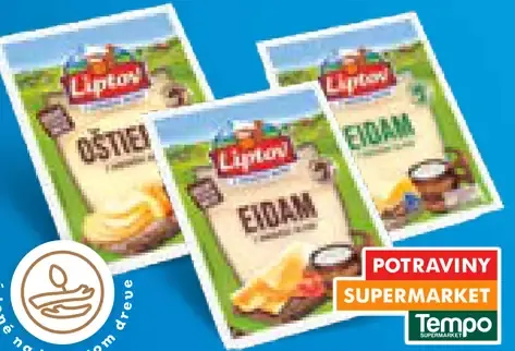 Oštiepok porciované plátky údené alebo Eidam porciované plátky