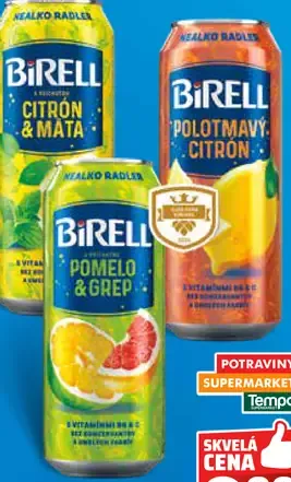 Birell Radler Citron & Mátá - Pomelo & Grep - Polotmavý