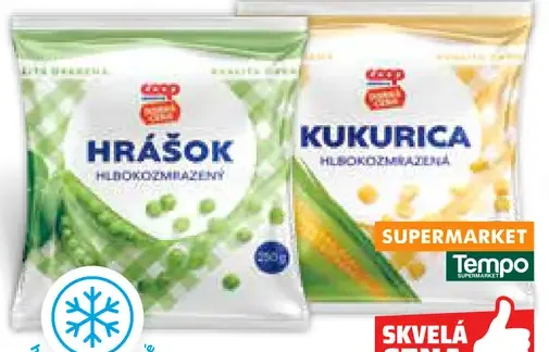 K-Classic Hrášok hlbokozmrazený