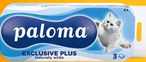 Paloma exclusive plus white toalety papier