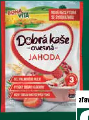 Ovsená kaša jahodová