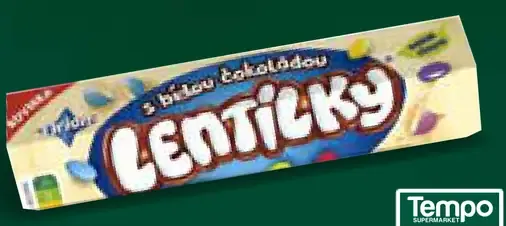 Lentilky s bielou čokoládou
