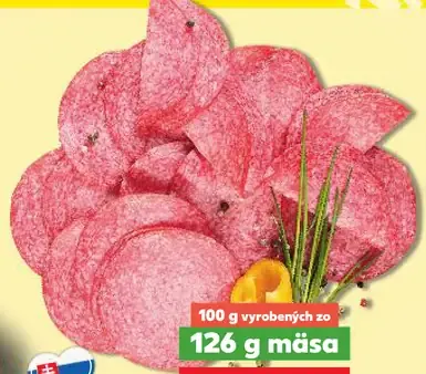 Španielska saláma pultový predaj