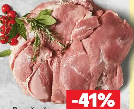 Bravčové plecko bez kosti v celku pultový predaj