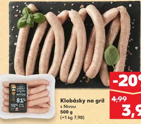Klobásky na gril