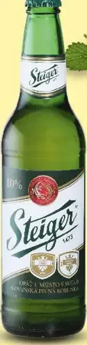 Steiger Svetlé pivo 10 % plechovka