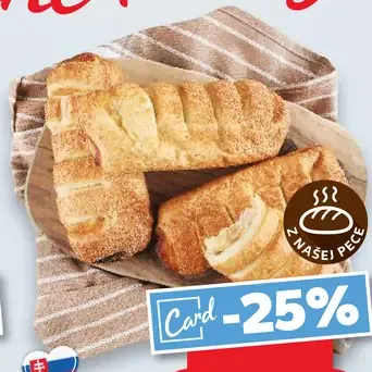 Plundrová taštička s vajíčkom a šunkou