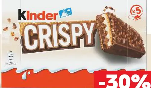 Kinder Crisp Bar Čokoládové tyčinky