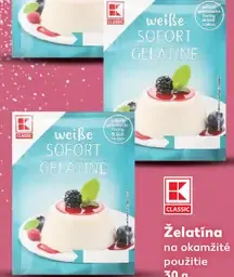Želatína na okamžité použitie