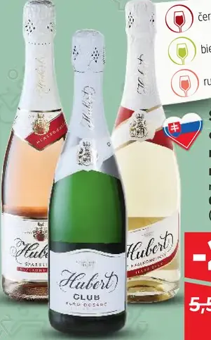 Hubert sekt alebo nealkoholický nápoj