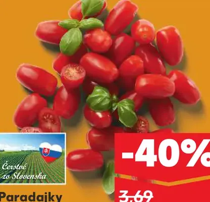 Paradajky Miniorange sladké