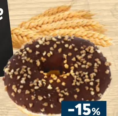 Donut s lieskovo-orieškovou náplňou
