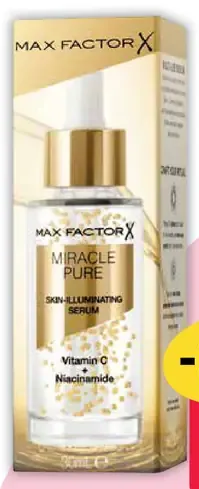 Max Factor Miracle Pure rozjasňujúce pleťové sérum