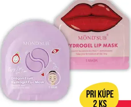 Mondsub maska na pery a pod oči